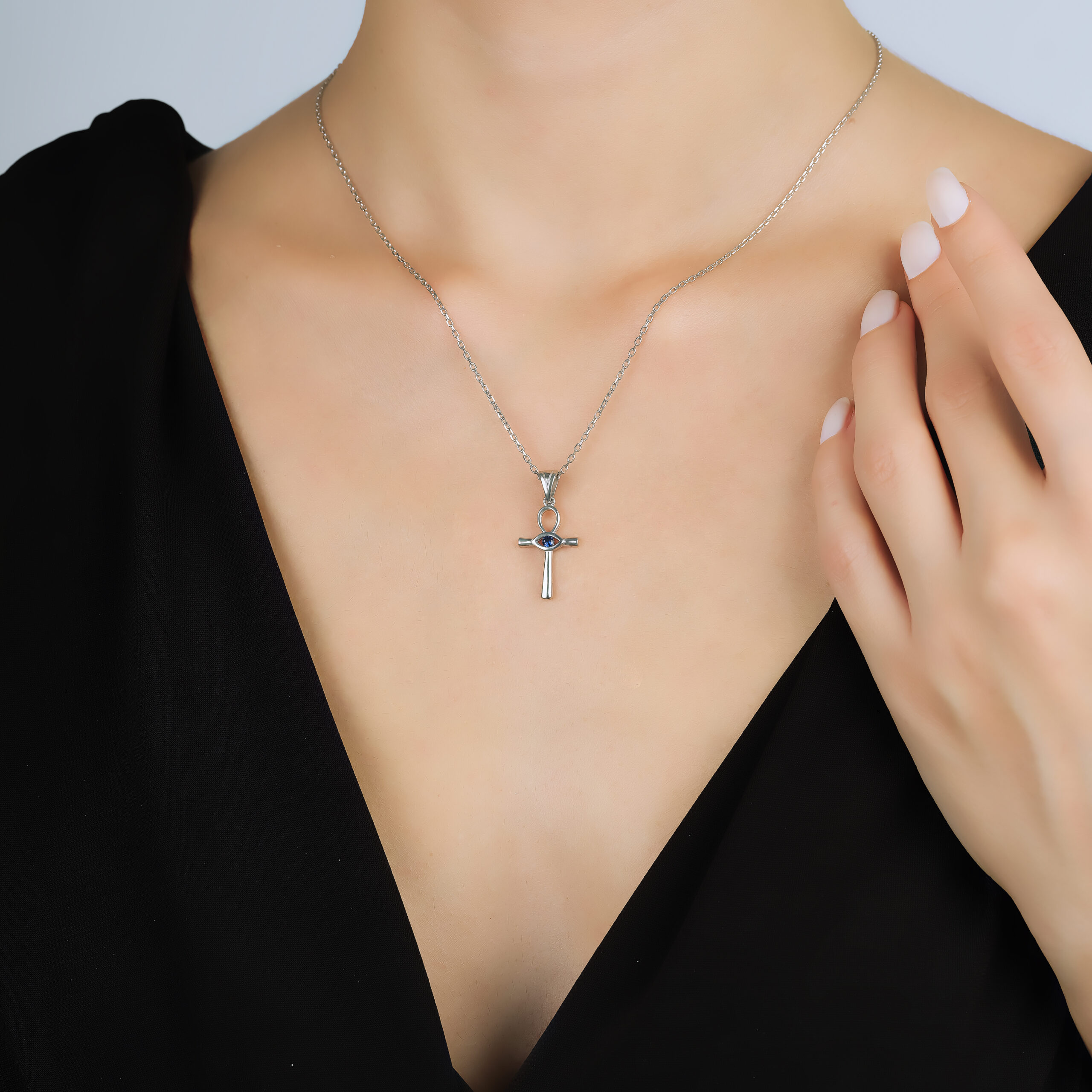 Eternal Harmony Necklace  Ankh Gold - Image 4