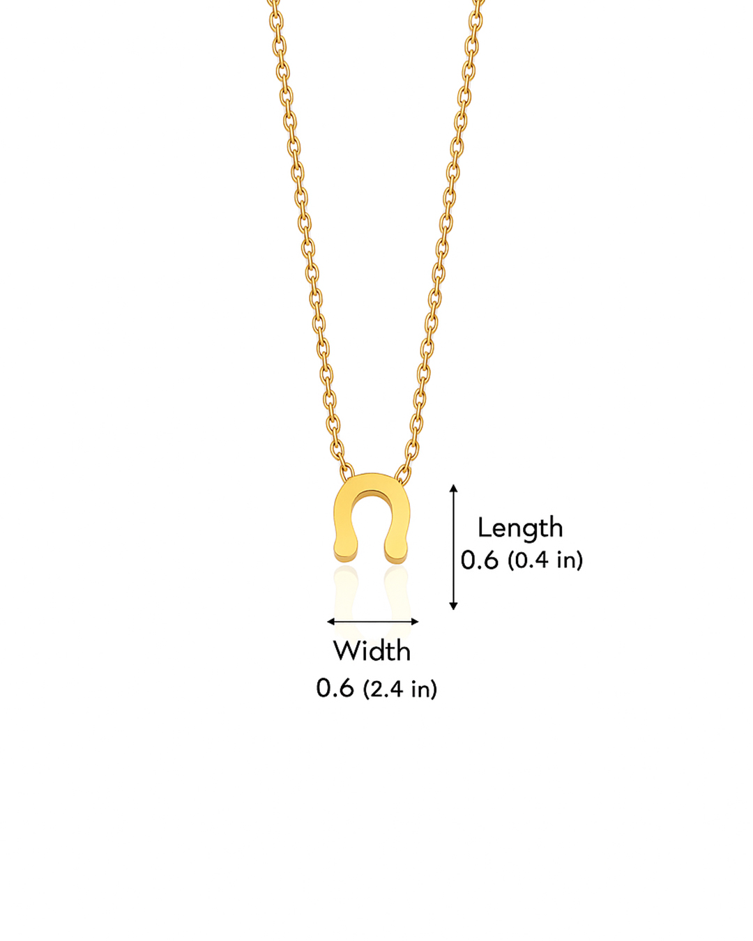 Horseshoe Fortune Necklace - Image 2