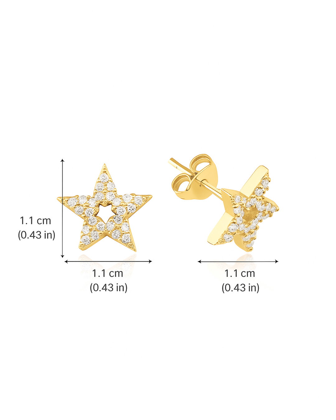 Istanbul Night Star Earrings - Image 3