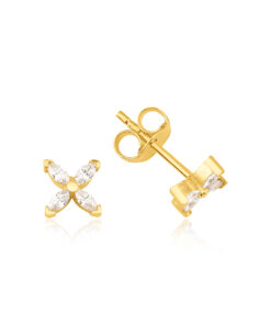 Lotus Bloom Stud Earrigs