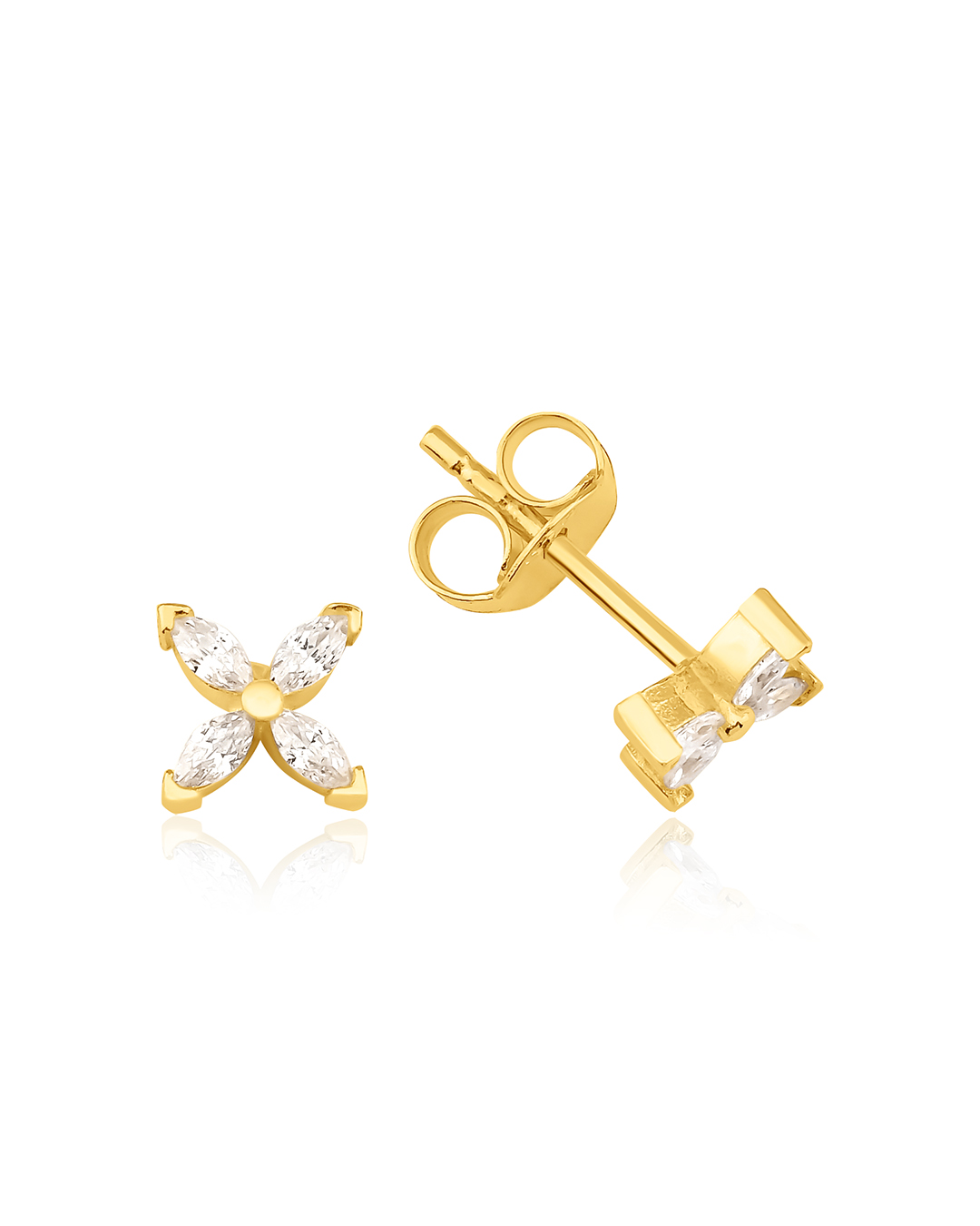 Lotus Bloom Stud Earrigs